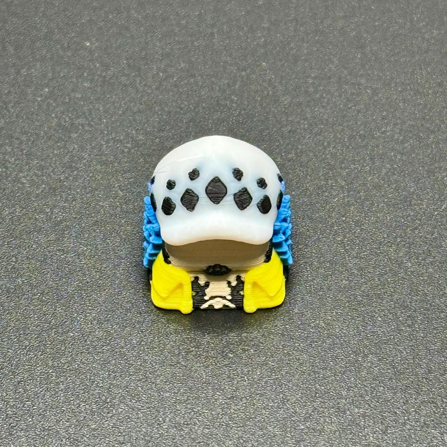 Handmade Anime Keycaps - Edward Newgate, Trafalgar Law, Portgas D. Ace for Cherry MX - Custom Artisan - Perfect Anime Fan Gift