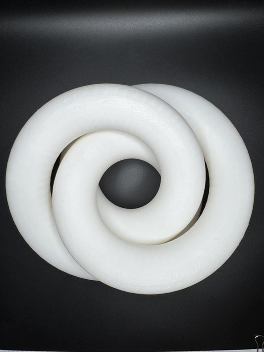 3D Printed Trefoil Knot - High Quality Gift for Teachers, Him or Her - Unique Decorative Art Piece