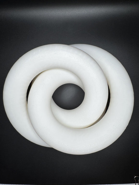 3D Printed Trefoil Knot - High Quality Gift for Teachers, Him or Her - Unique Decorative Art Piece