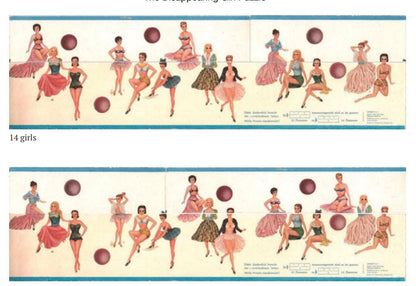 Disappearing Girl Puzzle - Classic Recreation of German Optical Illusion, 15 or 14 Girls? Fun Challenge & Great Gift for Puzzle Lovers!