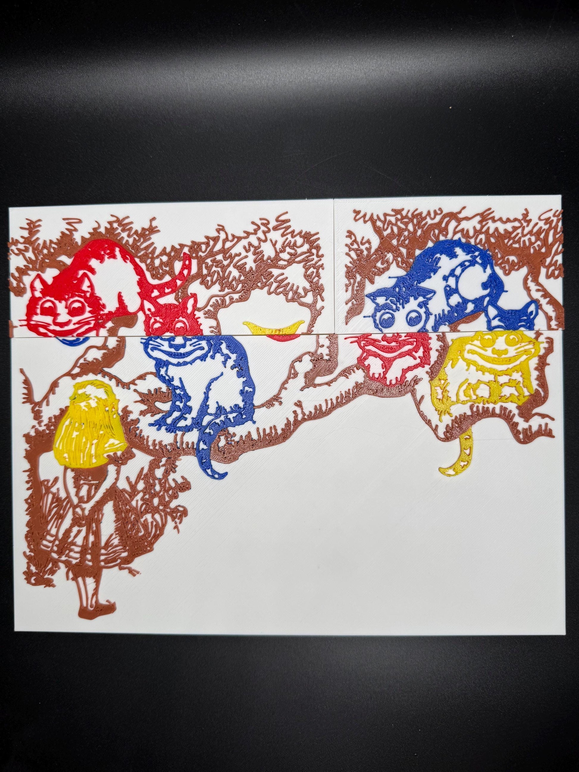 Disappearing Cat Optical Illusion Puzzle - Fun Brain Teaser for Adults & Kids, Unique Gift for Cat Lovers, Mind-Bending Game