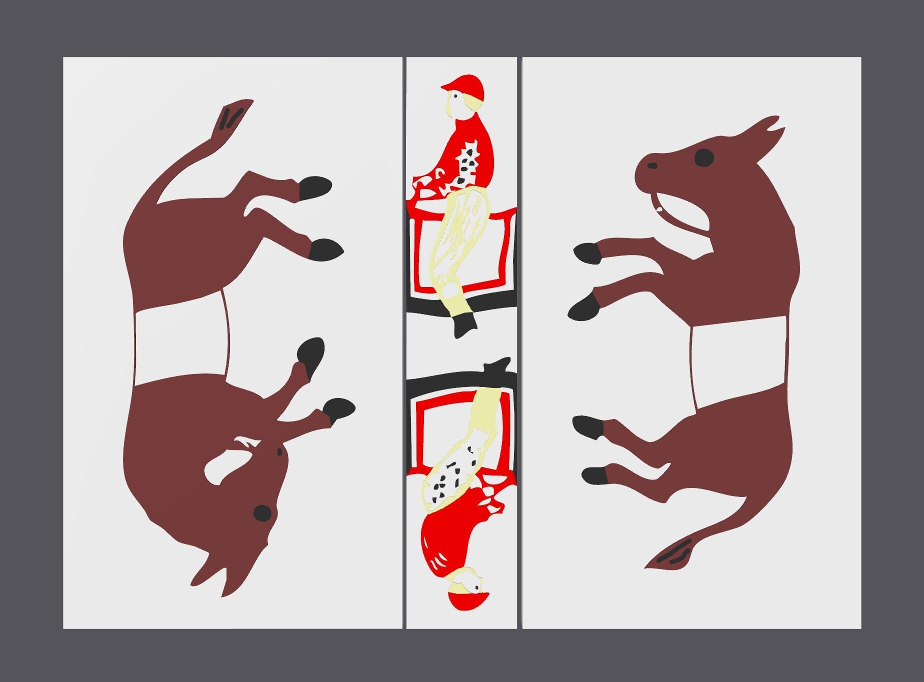 Sam Loyd's Famous Trick Donkeys - Modern 3D Recreation of 1800s Classic, Fun Brain Teaser for All Ages & Puzzle Lovers