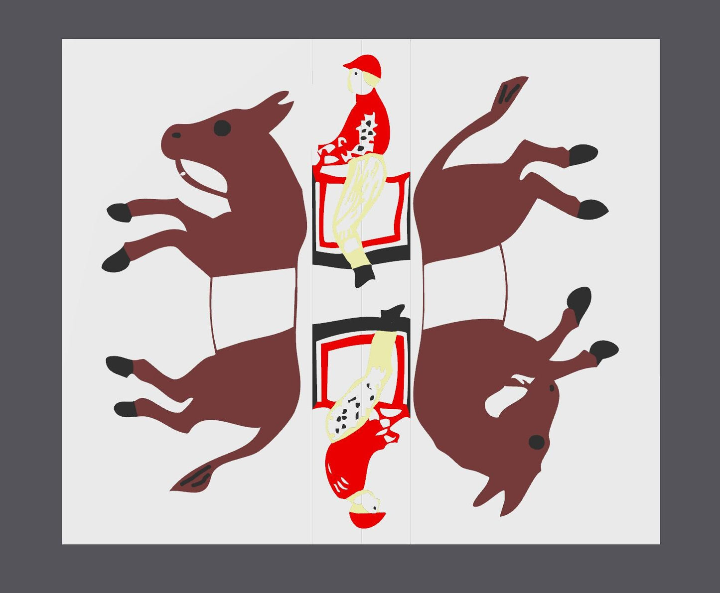 Sam Loyd's Famous Trick Donkeys - Modern 3D Recreation of 1800s Classic, Fun Brain Teaser for All Ages & Puzzle Lovers