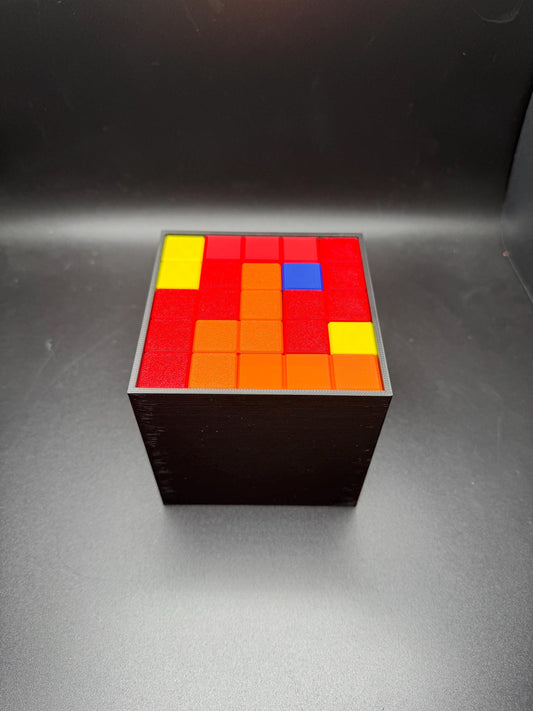 Pentacubes Brain Teasers - Pack 25 N Pentacubes in a Cube, Very Challenging Only 4 Unique Solutions for Fun & Engaging Problem-Solving!