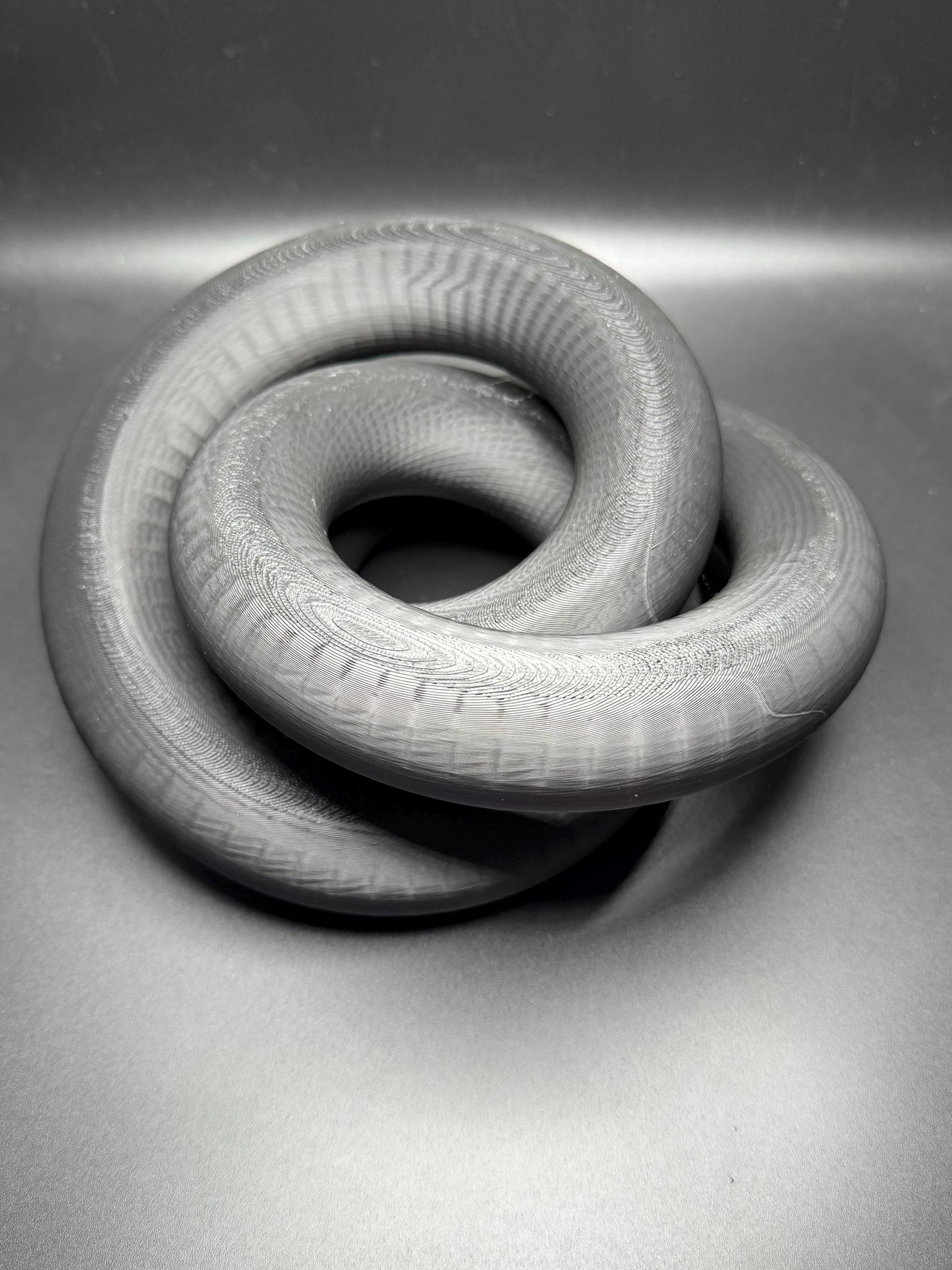 3D Printed Trefoil Knot - High Quality Gift for Teachers, Him or Her - Unique Decorative Art Piece
