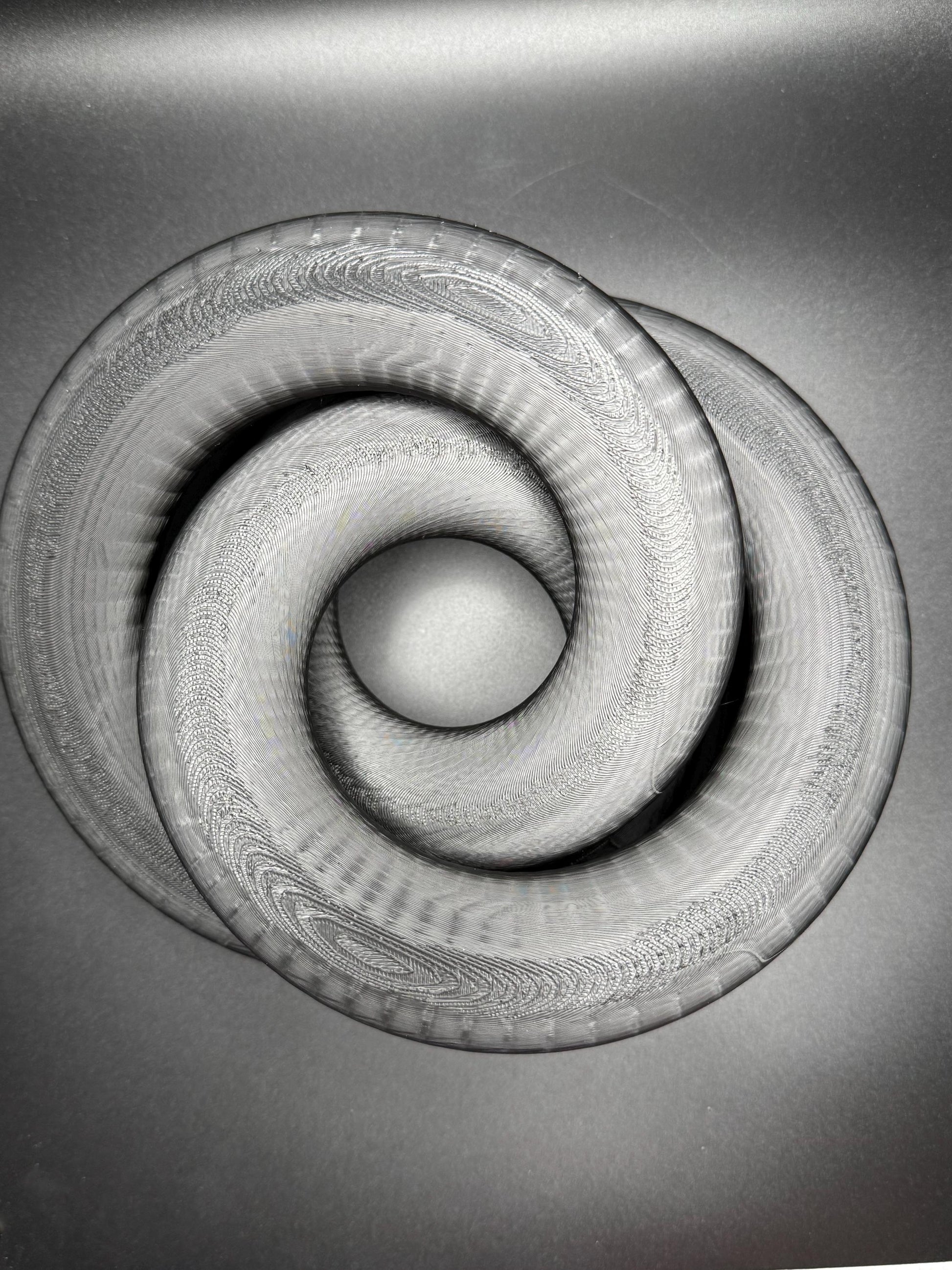 3D Printed Trefoil Knot - High Quality Gift for Teachers, Him or Her - Unique Decorative Art Piece
