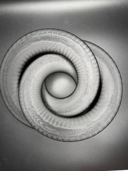 3D Printed Trefoil Knot - High Quality Gift for Teachers, Him or Her - Unique Decorative Art Piece