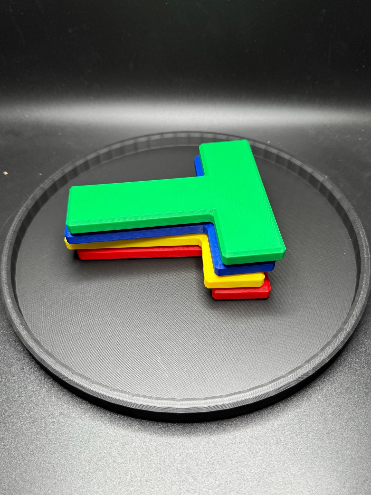 Fit 4T in a Circle Puzzle - Brain Game for Intelligence Challenges | 4 T-Shaped Elements and Square Piece | Fun & Engaging Mind Challenge