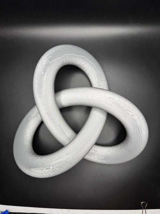 3D Printed Torus Knot - High Quality Gift for Teachers, Him or Her - Unique Decorative Art Piece