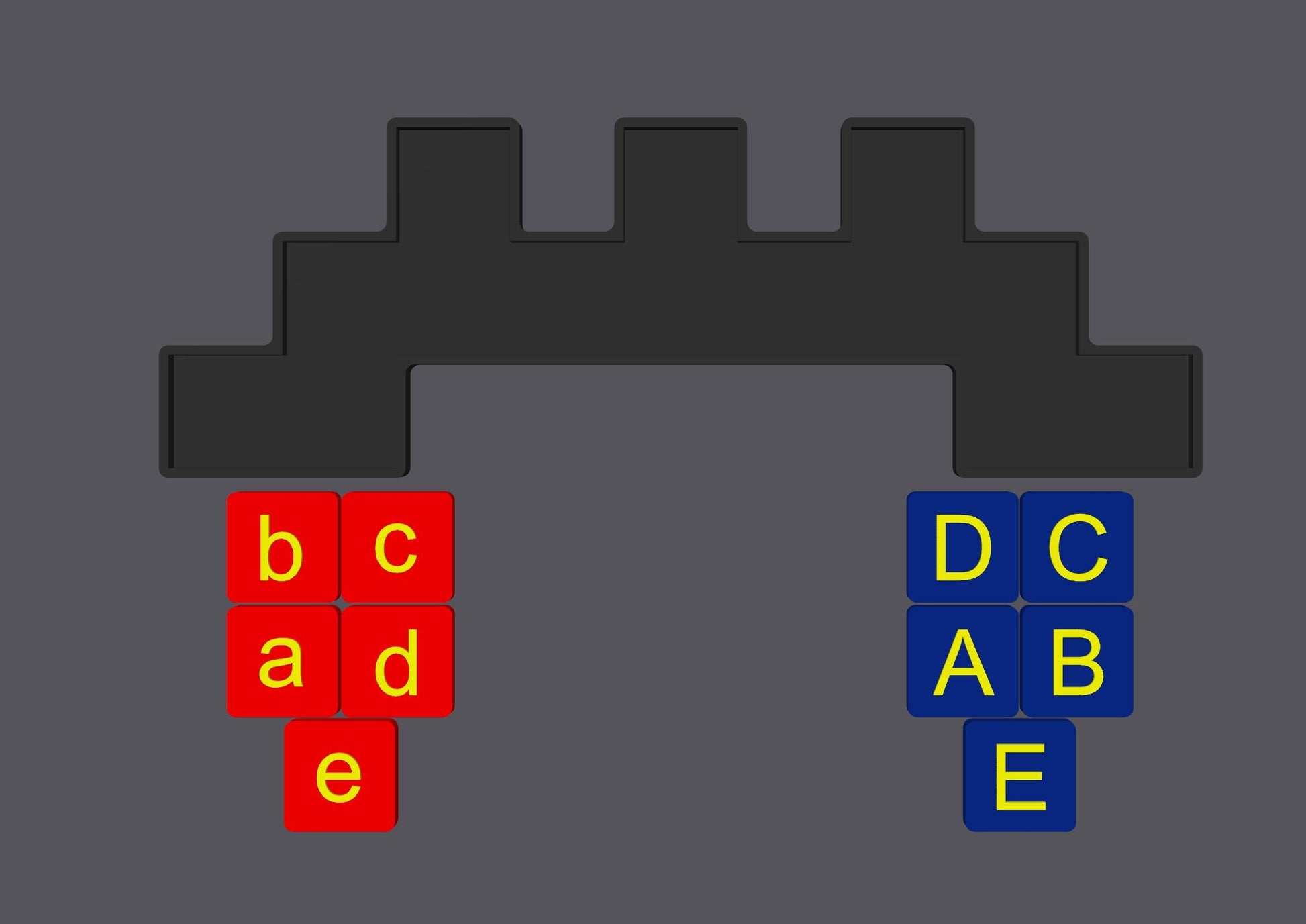 Exchange the Letters Puzzle - Modern Recreation of a Classic Puzzle, Over 15 Inch Wide! Fun Brain Teaser for Adults & Kids