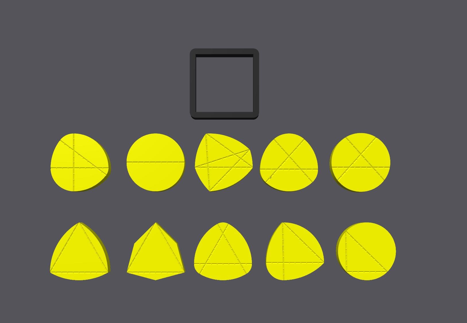 Curves of Constant Width - Engaging STEM Learning Tools for Teachers, Students & All Ages - 11 Piece Kit 24x24cm