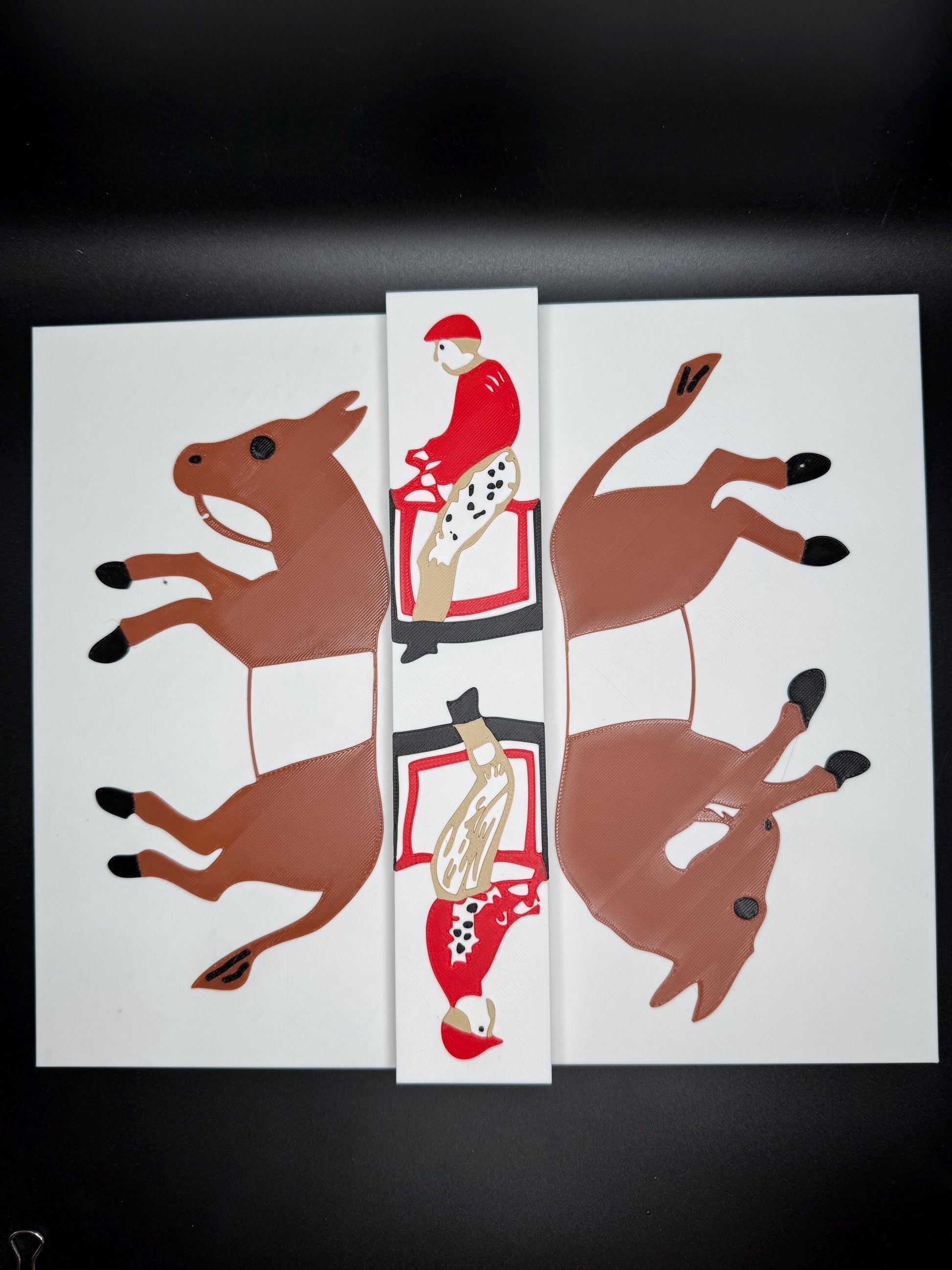 Sam Loyd's Famous Trick Donkeys - Modern 3D Recreation of 1800s Classic, Fun Brain Teaser for All Ages & Puzzle Lovers