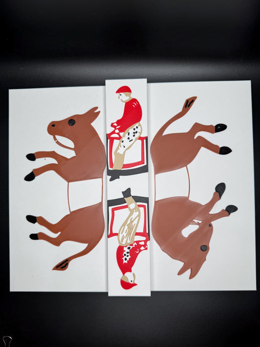 Sam Loyd's Famous Trick Donkeys - Modern 3D Recreation of 1800s Classic, Fun Brain Teaser for All Ages & Puzzle Lovers