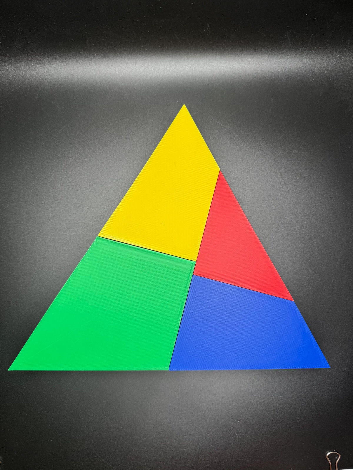 Triangle Cuve Cube & Triangle Puzzle - Fit 4 Blocks in Trays, Fun Brain Teaser Toy f ...