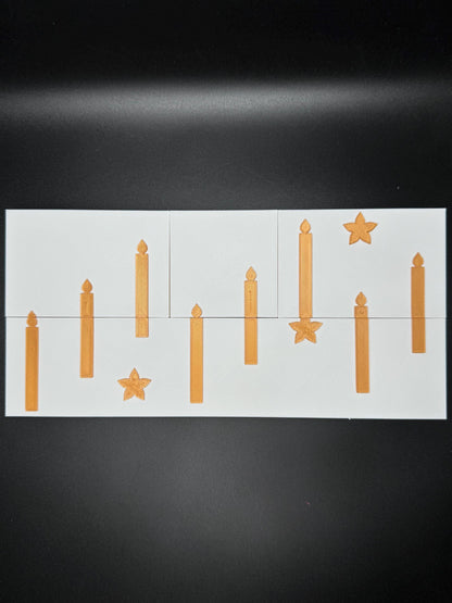 Shigeo Takagi Candles Optical Illusion Puzzle - Mind Teaser, How Many Can You Count 7, 8, or 9? Fun Home Decor & Gift Idea