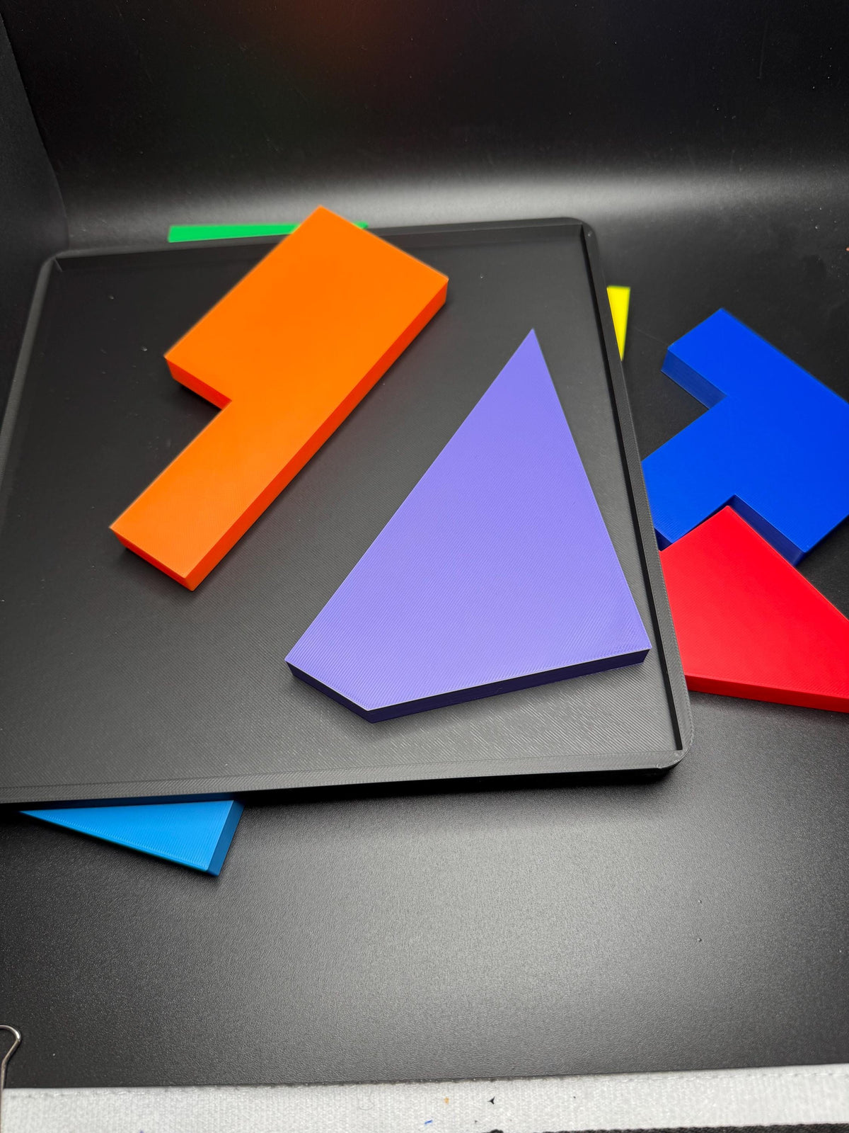 Disappearing Square Puzzle Version 3 - Vintage Modern Design, Fun Brain Teaser, Fits Perfectly, Challenging Family Game