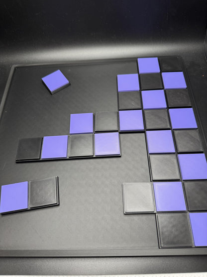 Draught Board Checkerboard Puzzle - Modern Recreation of a Classic - Brain Teaser for All Ages - Fun & Challenging Mind Game