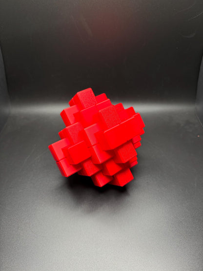 24 Piece Burr Puzzle - Brain Teaser for All Ages, Perfect Gift for Adults And Kids, Challenging & Fun!