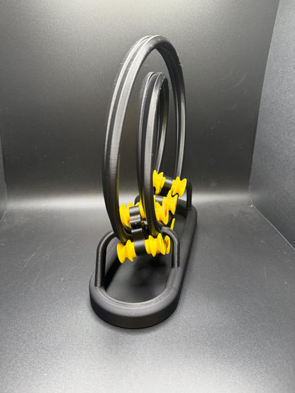 Mobius Flip Coaster 3D Printed Math Gift, Unique Geometric Coaster, High Quality Home Decor, STEM Desk Accessory