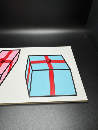 Wide and Long Puzzle, Swap The Lids - Fun Optical Illusion Game for All Ages, Unique Gift Idea