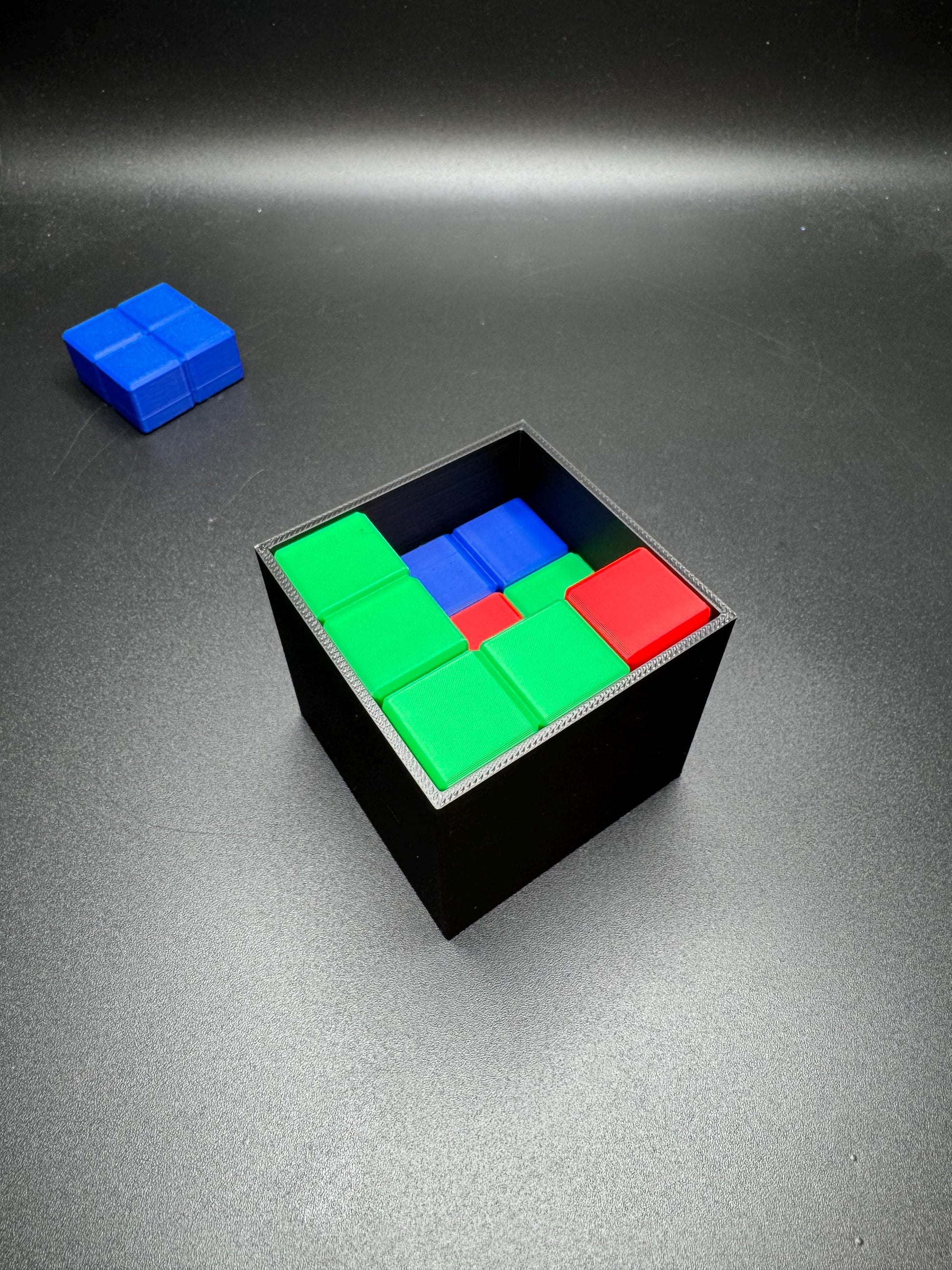 Slothouber Graatsma Packing Puzzle - Unique Brain Teaser, 9 Brick Challenge, Fun & Educational 3D Printed Brick Game, Perfect Gift Idea