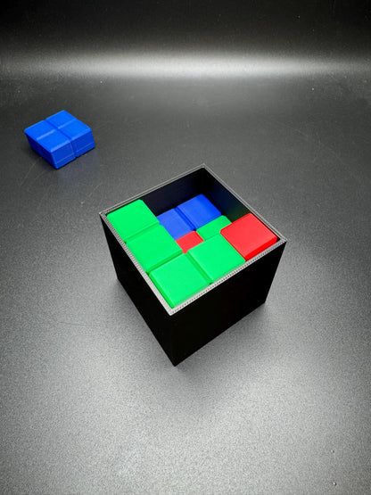 Slothouber Graatsma Packing Puzzle - Unique Brain Teaser, 9 Brick Challenge, Fun & Educational 3D Printed Brick Game, Perfect Gift Idea