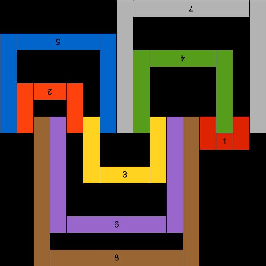 Langtominoes Puzzle Set - Unique Number Pair Tiles Inspired by Langford's Problem, Educational Math Game & Brain Teaser Gift