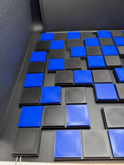 Checkerboard Puzzle 12 Pieces - Modern 3D Printed Classic 1920s Brain Teaser & Family Game Gift