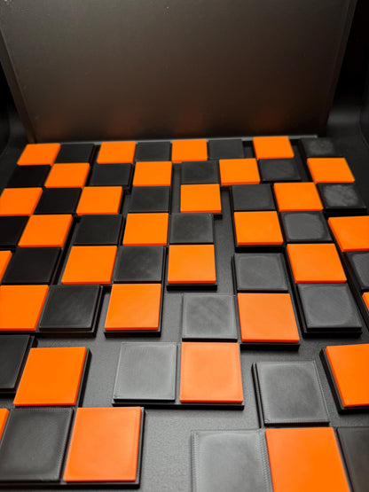 Checkerboard Dissection Puzzle by E. M. Wyatt - 3D Printed Classic 1946 Puzzle, Unique Gift for Puzzle Lovers & Brain Game Enthusiasts