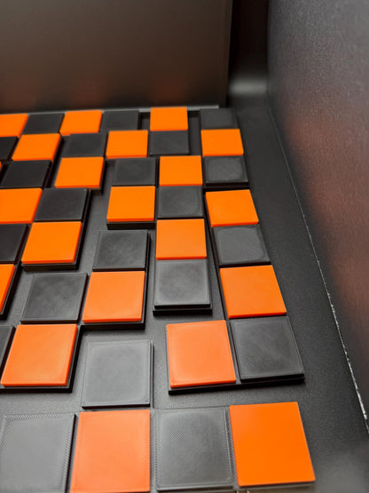 Checkerboard Dissection Puzzle by E. M. Wyatt - 3D Printed Classic 1946 Puzzle, Unique Gift for Puzzle Lovers & Brain Game Enthusiasts
