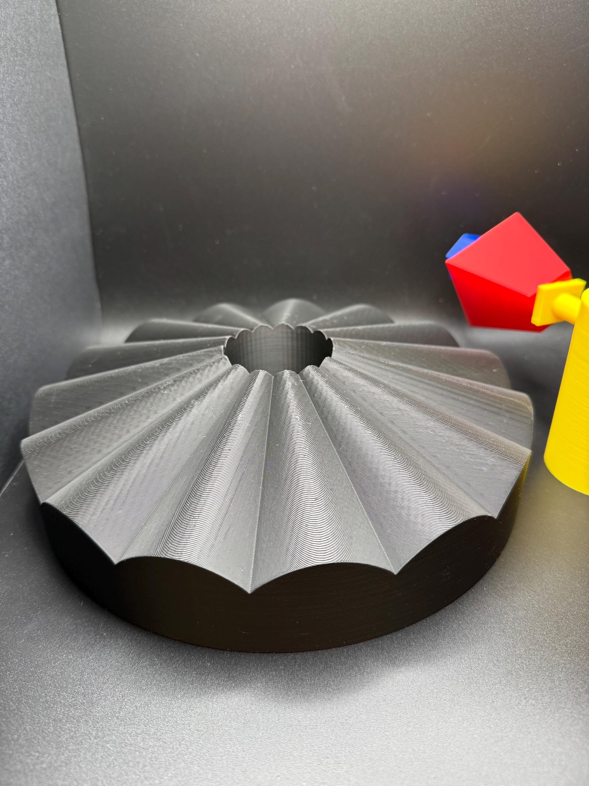 Square Wheels on Circular Track Model - High Quality 3D Printed Math Visual, Educational Geometry Sculpture, Unique STEM Decor Gift