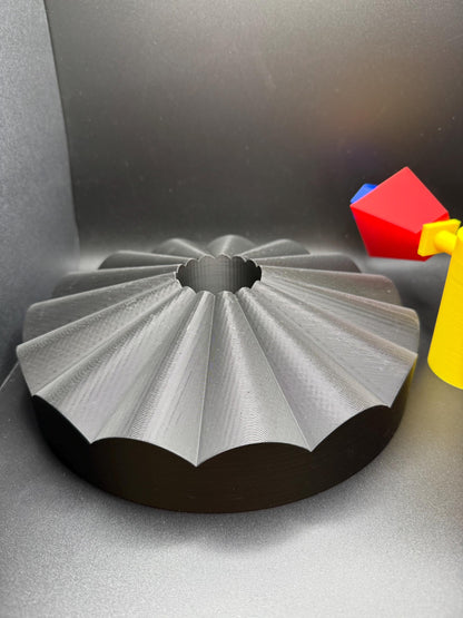 Square Wheels on Circular Track Model - High Quality 3D Printed Math Visual, Educational Geometry Sculpture, Unique STEM Decor Gift