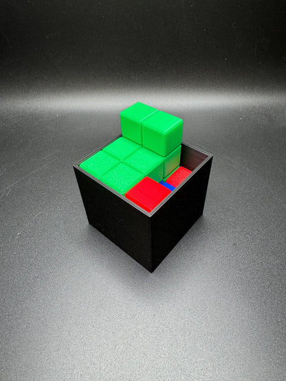 Slothouber Graatsma Packing Puzzle - Unique Brain Teaser, 9 Brick Challenge, Fun & Educational 3D Printed Brick Game, Perfect Gift Idea