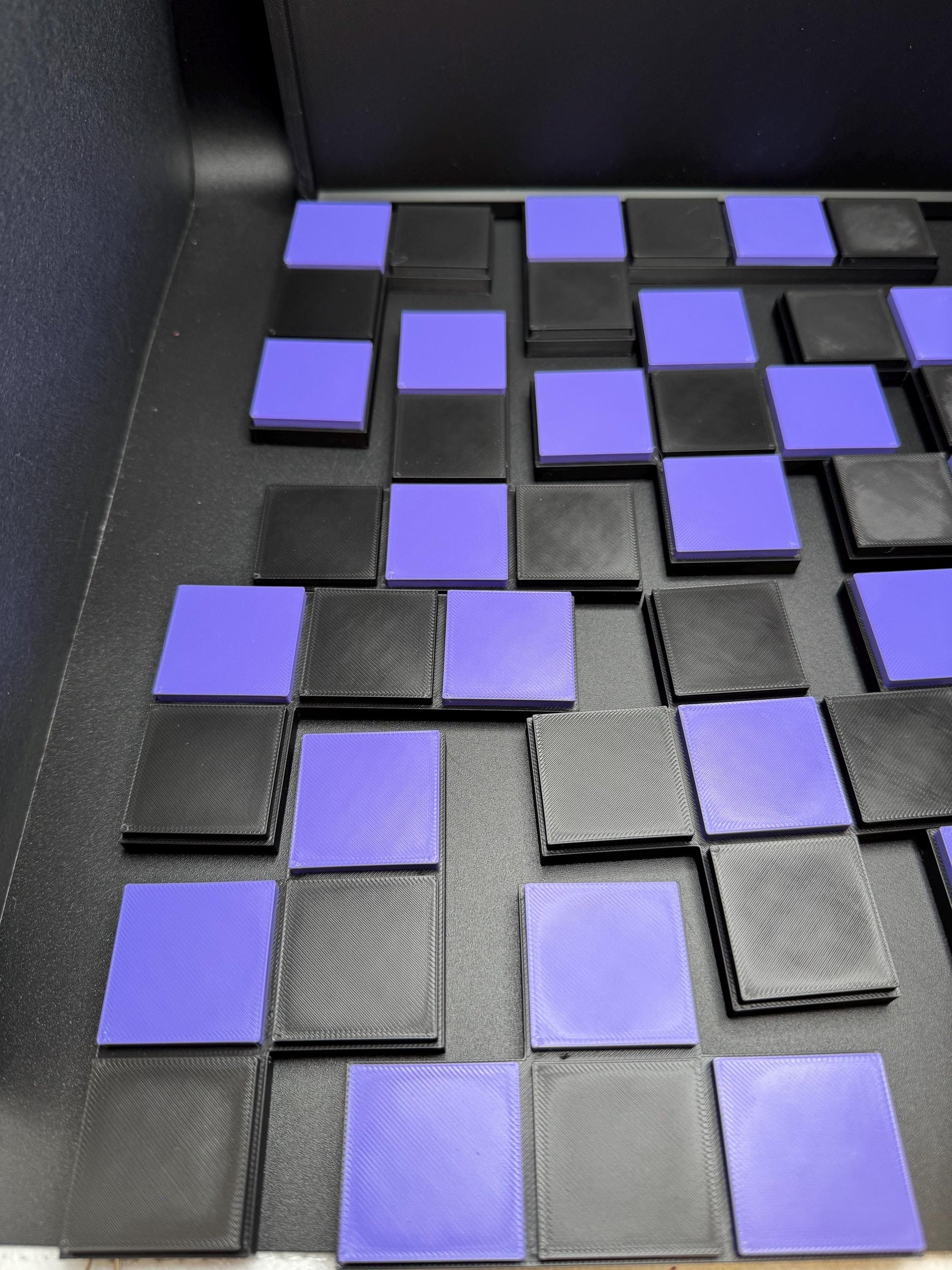 New XceL Checkerboard Puzzle No. 2 - Modern 3D Printed Recreation of 1920s Classic, Unique Gift for Puzzle Lovers & Collectors