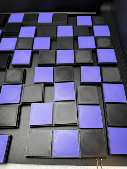 New XceL Checkerboard Puzzle No. 2 - Modern 3D Printed Recreation of 1920s Classic, Unique Gift for Puzzle Lovers & Collectors
