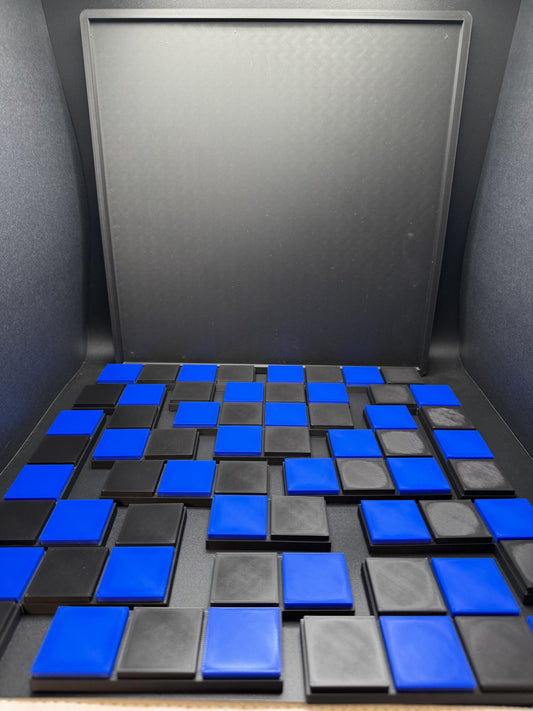 Checkerboard Puzzle 12 Pieces - Modern 3D Printed Classic 1920s Brain Teaser & Family Game Gift