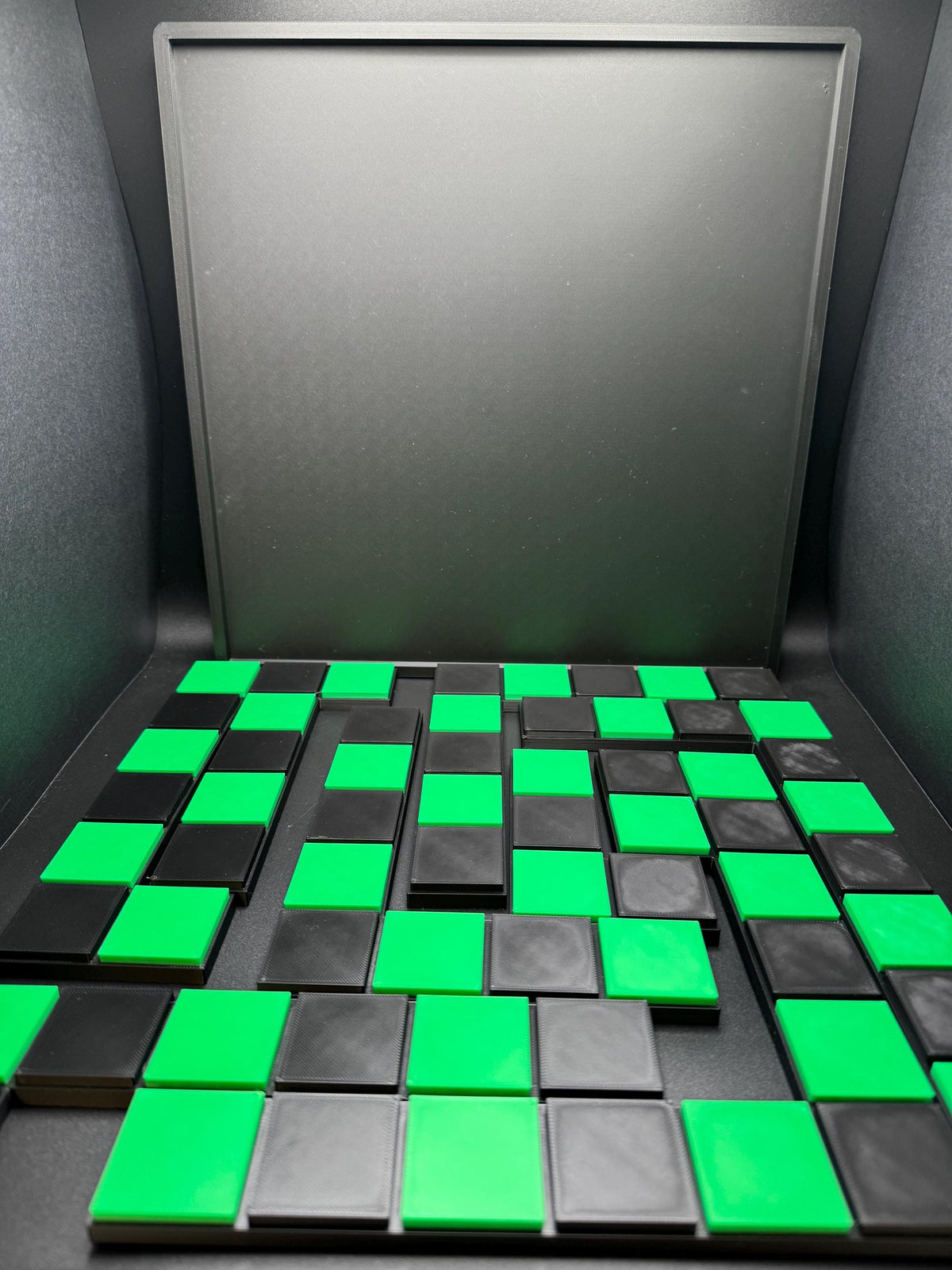Checkerboard Dissection Puzzle by Sam Loyd - 3D Printed Classic 1914 Brain Teaser Gift for Puzzle Lovers