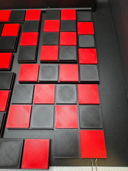 Checkerboard Dissection Puzzle - 8-Piece Brain Teaser, Challenging Puzzle, Gift for Puzzle Lovers, Great Gift for Puzzle Lovers of All Ages