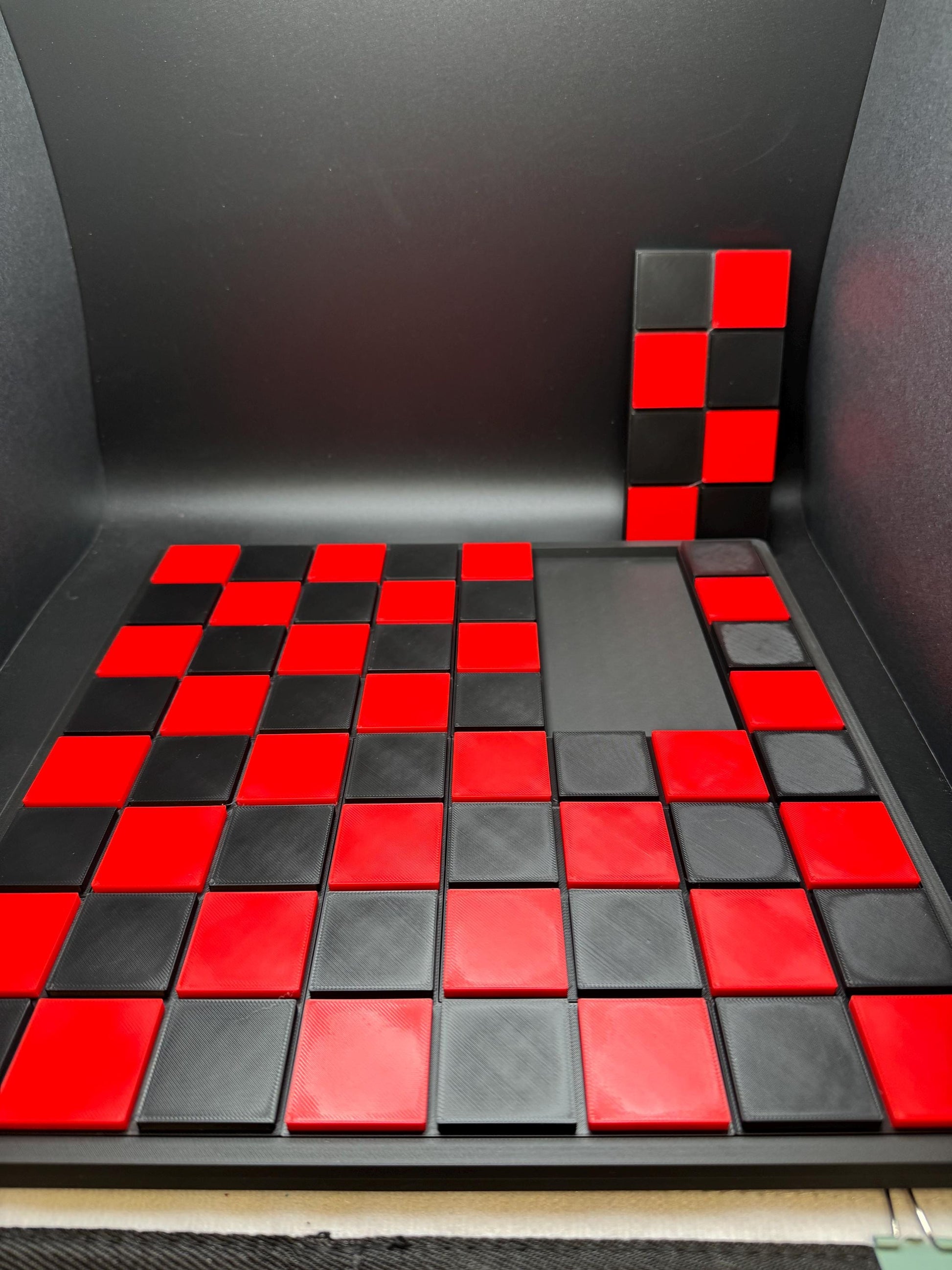 Checkerboard Dissection Puzzle - 8-Piece Brain Teaser, Challenging Puzzle, Gift for Puzzle Lovers, Great Gift for Puzzle Lovers of All Ages