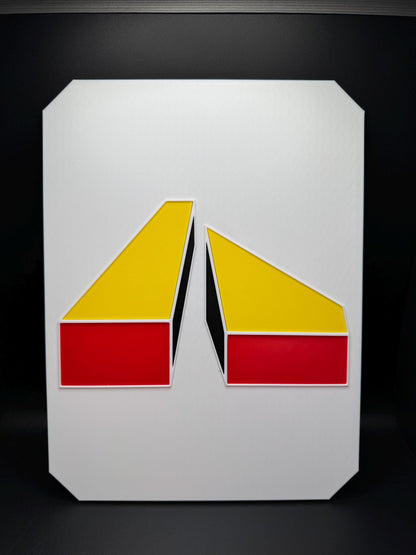 Optical Illusion, Geometric Illusion, Swap The Tops - Fun Optical Illusion Game for All Ages, Unique Gift Idea