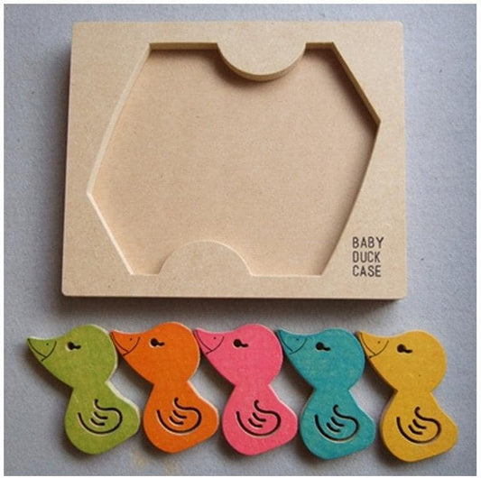 Five Baby Ducks Puzzle Game: Fit All 5 Baby Ducks in Frame Challenge, Fun & Unique Brain Teaser Gift