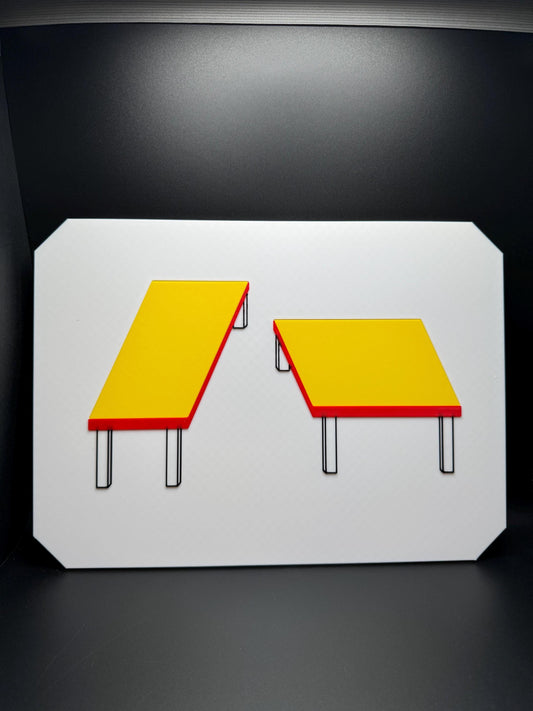 Optical Illusion, Tabletop Illusion, Swap The Tops - Fun Optical Illusion Game for All Ages, Unique Gift Idea