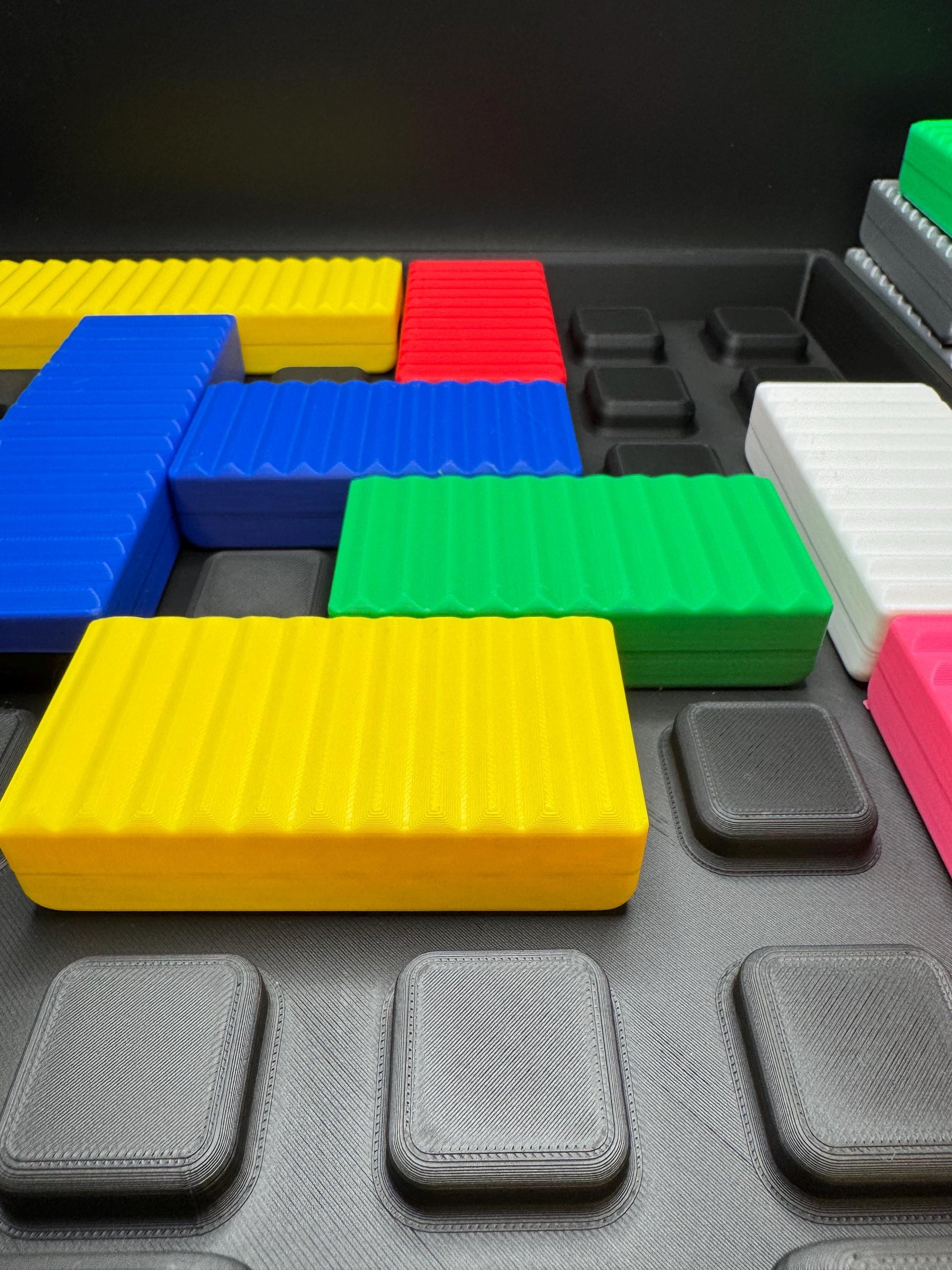 Rush Hour Challenge - Sliding Puzzle - Logic Game - 3D Printed Puzzle, Great Gift for Problem Solving Fun