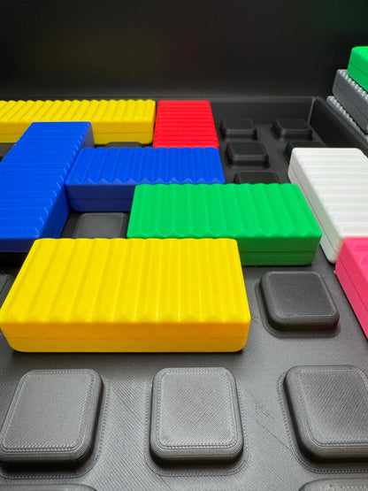 Rush Hour Challenge - Sliding Puzzle - Logic Game - 3D Printed Puzzle, Great Gift for Problem Solving Fun