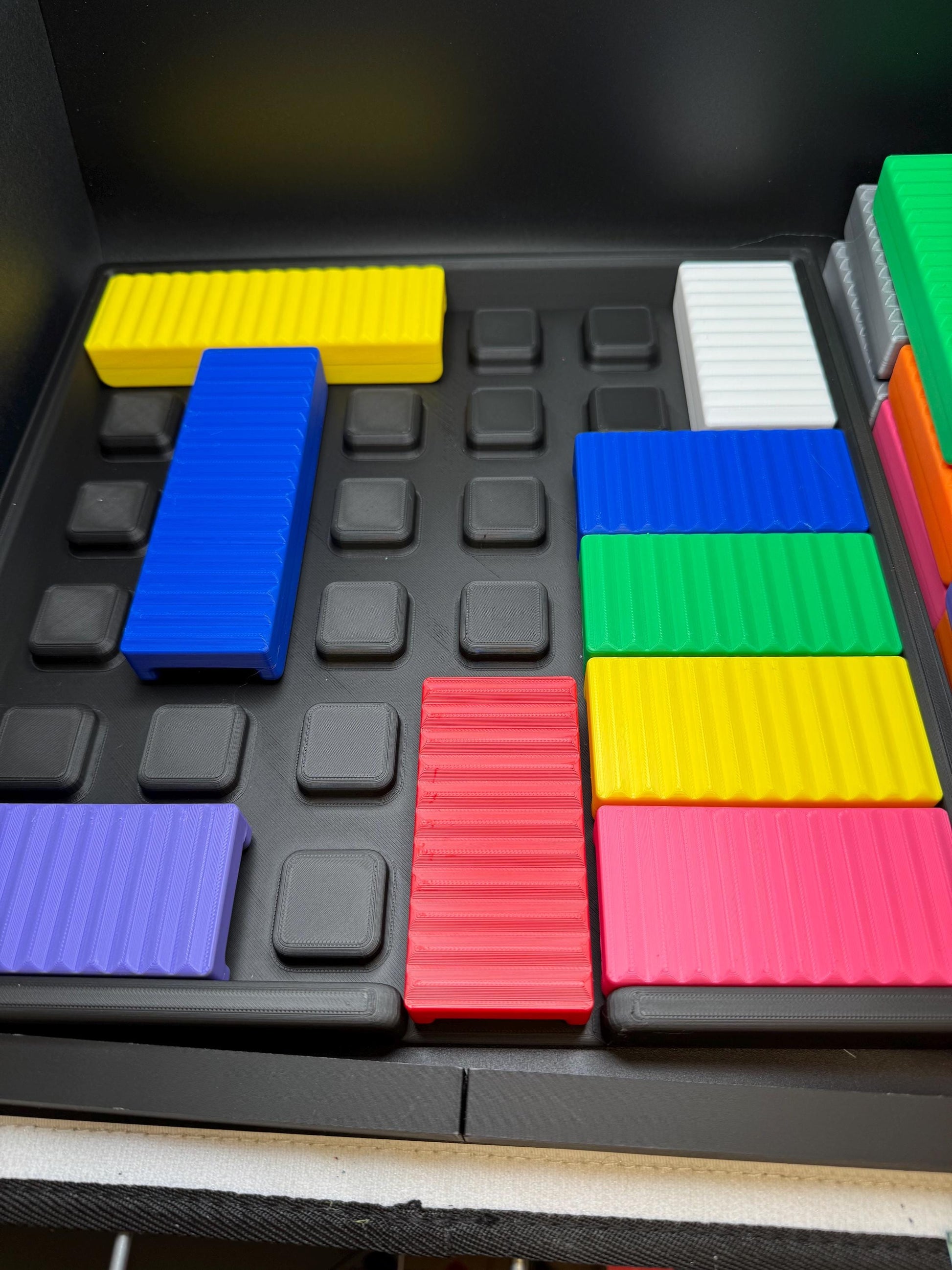 Rush Hour Challenge - Sliding Puzzle - Logic Game - 3D Printed Puzzle, Great Gift for Problem Solving Fun