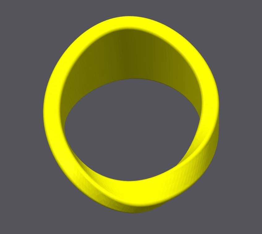 3D Printed Mobius Strip - High Quality Gift for Teachers, Him or Her - Unique Decorative Art Piece