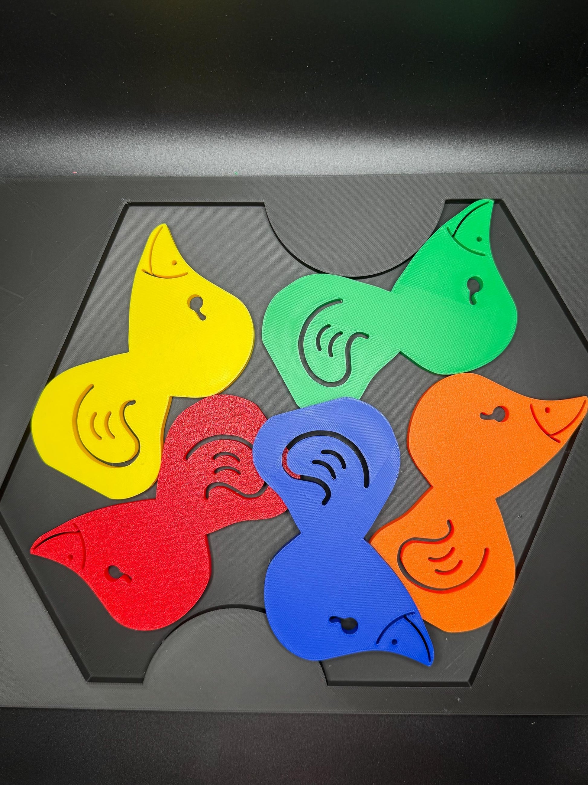 Five Baby Ducks Puzzle Game: Fit All 5 Baby Ducks in Frame Challenge, Fun & Unique Brain Teaser Gift