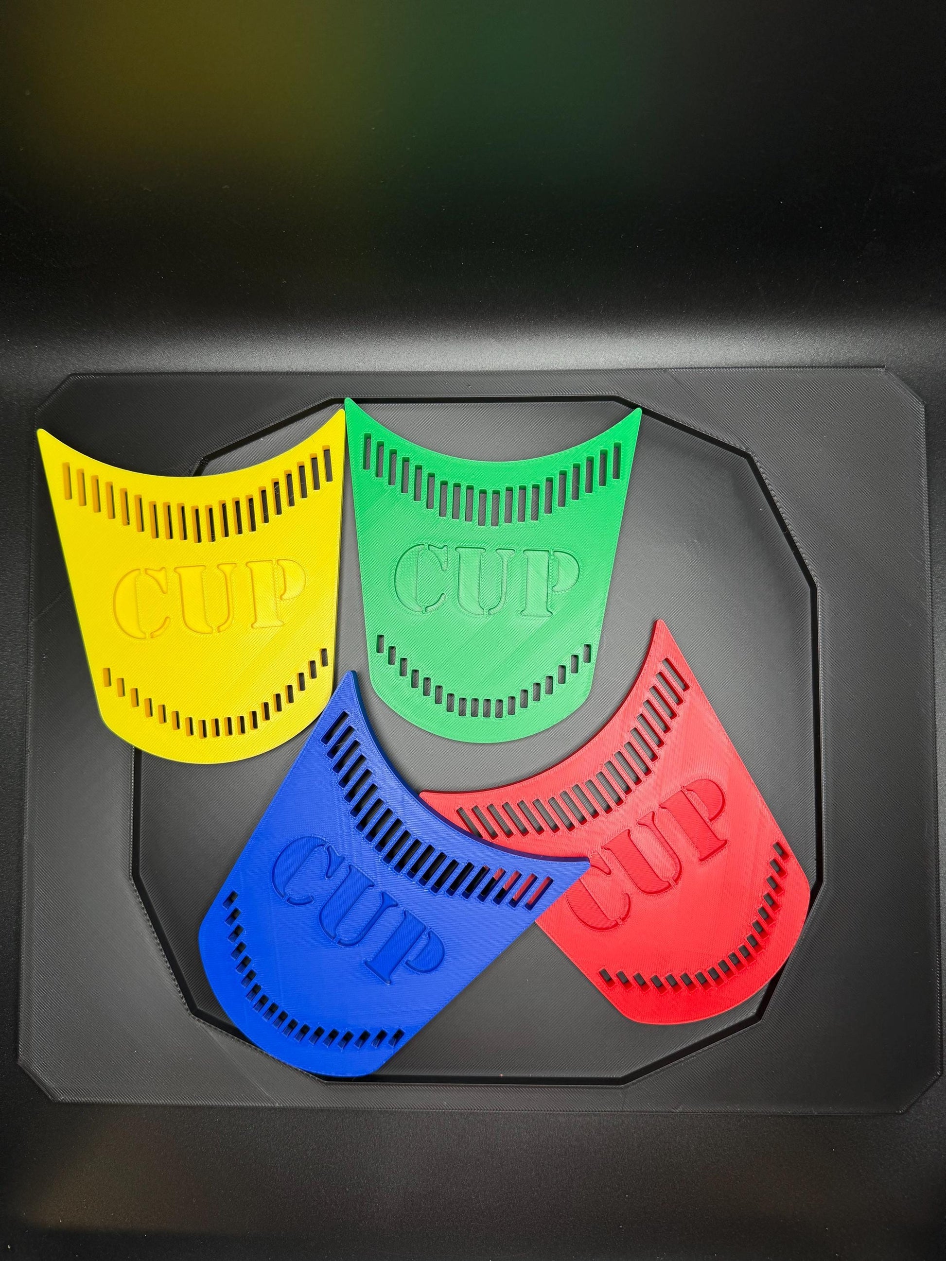 Four Cups Puzzle Game: Fit All 4 Cups in Frame Challenge, Fun & Unique Brain Teaser Gift