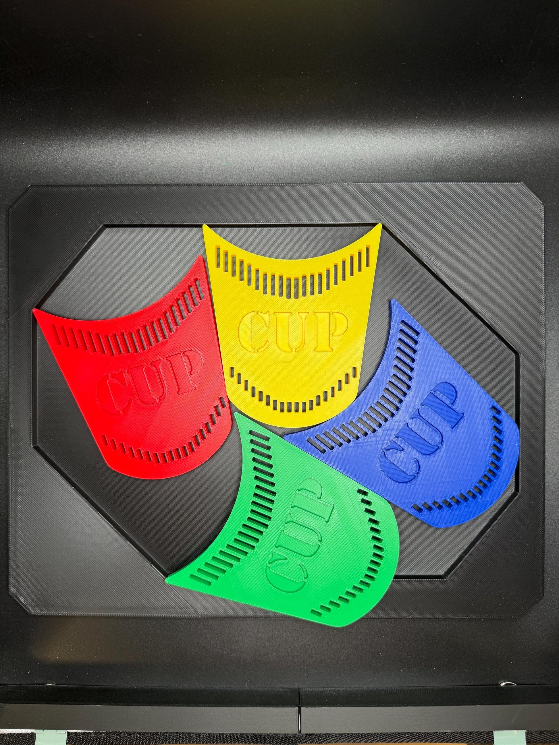 Four Cups Puzzle Game: Fit All 4 Cups in Frame Challenge, Fun & Unique Brain Teaser Gift