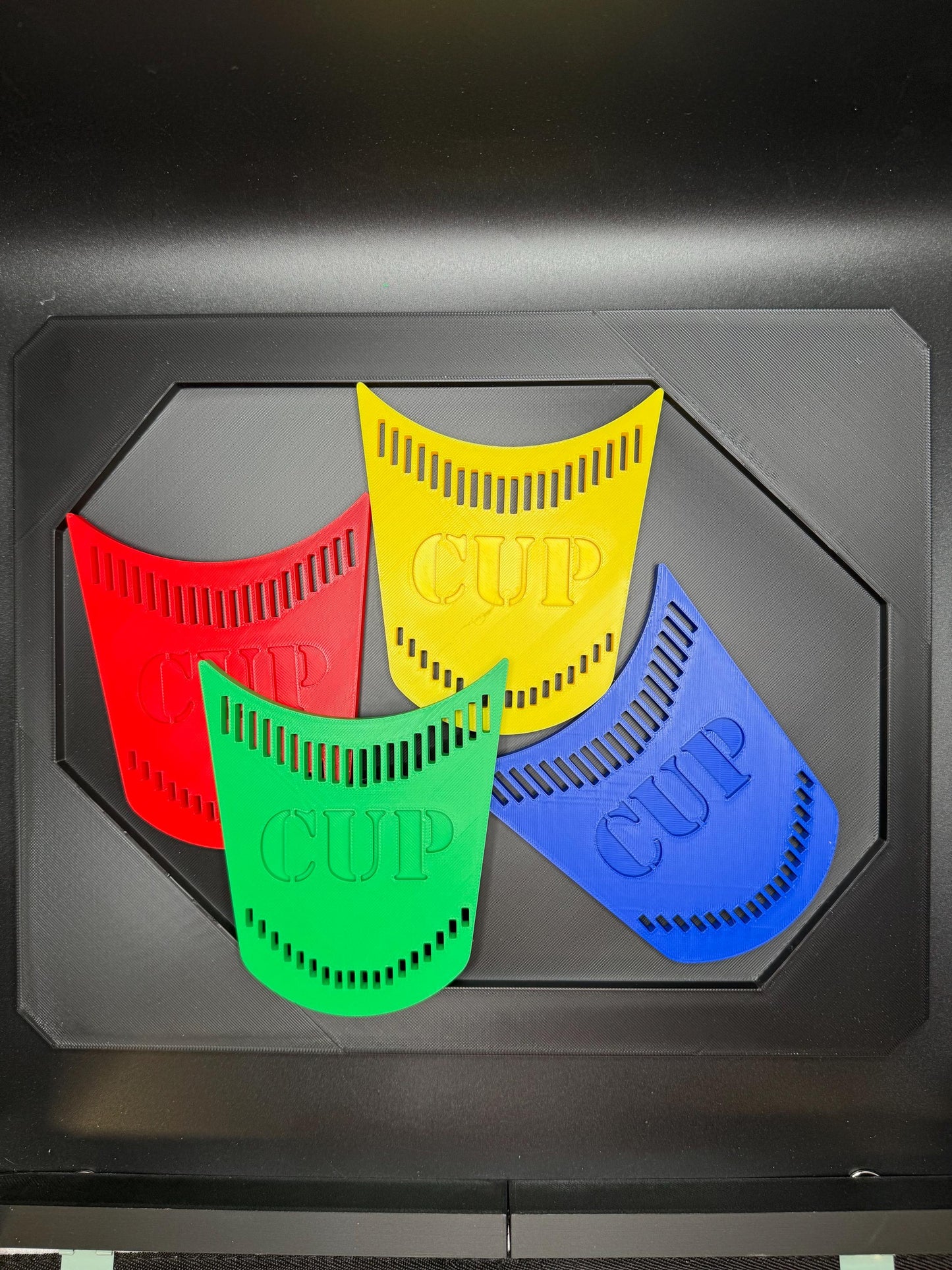 Four Cups Puzzle Game: Fit All 4 Cups in Frame Challenge, Fun & Unique Brain Teaser Gift